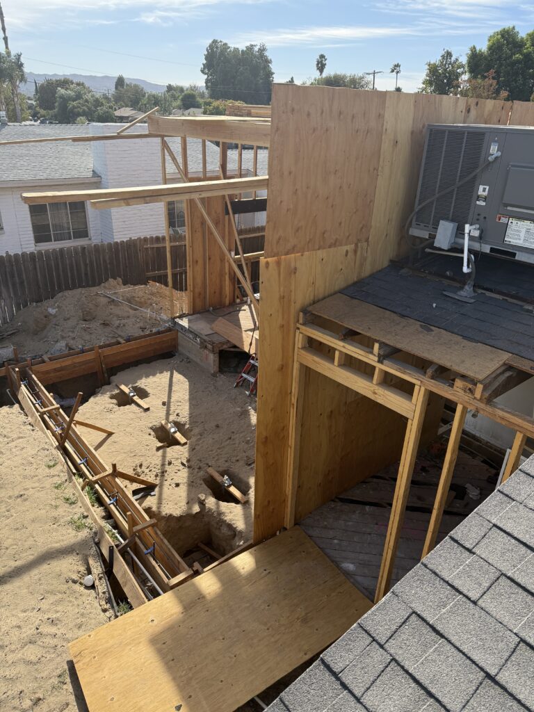 General home remodeling project by Greenwood Contractors in Los Angeles