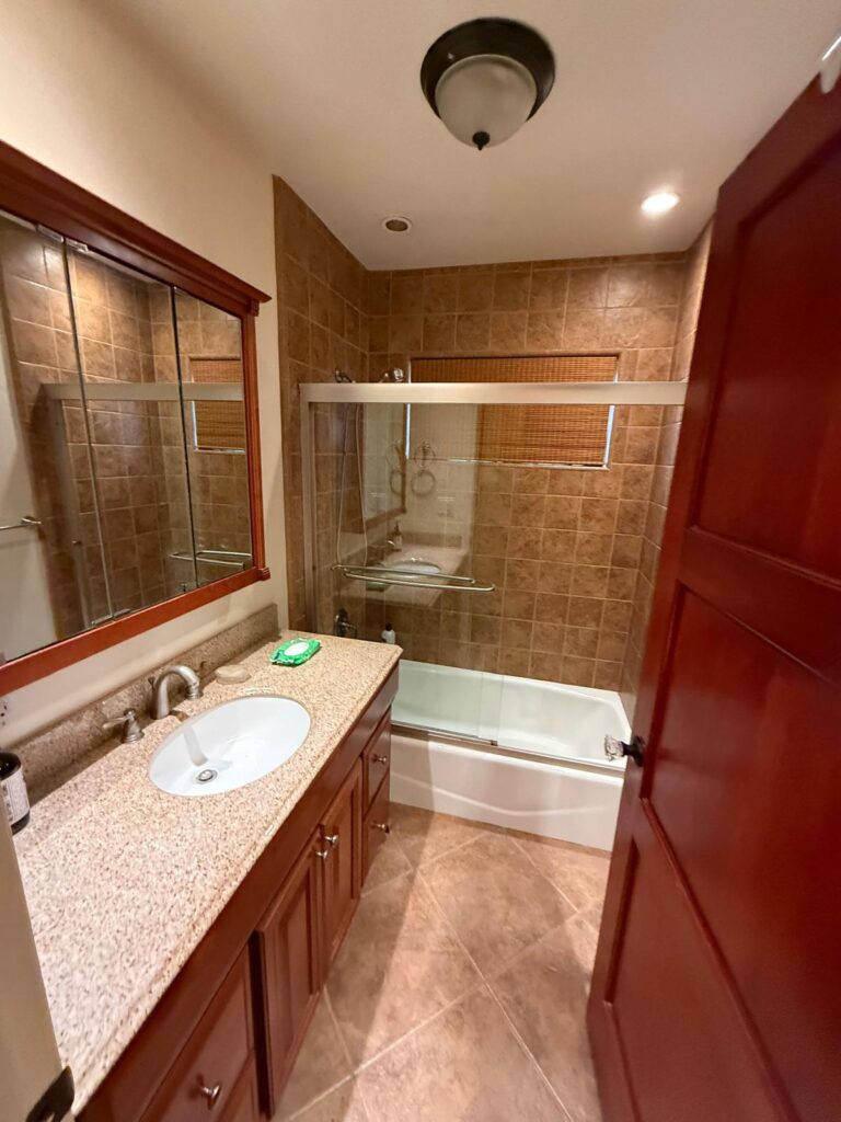 Bathroom remodel by Greenwood Contractors in Los Angeles