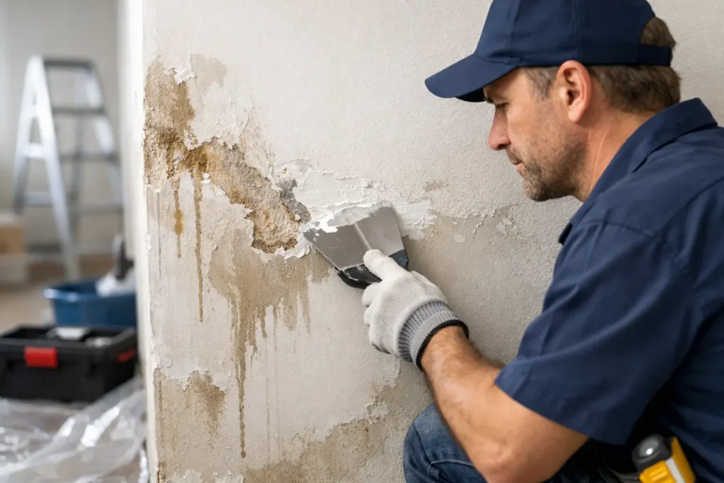 Water Damage Wall Repair Contractor Tips