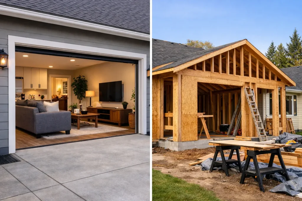 Garage Conversion vs Home Addition